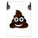 Funny Poop Emoji Removable Flap Cover (L)