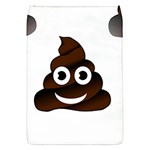 Funny Poop Emoji Removable Flap Cover (S)