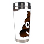 Funny Poop Emoji Stainless Steel Travel Tumbler