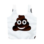 Funny Poop Emoji Full Print Recycle Bag (M)