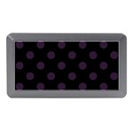 Polka Dots - Dark Purple on Black Memory Card Reader (Mini)