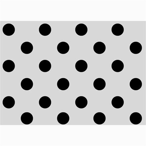 Polka Dots 7 x5  Photo Card - 10