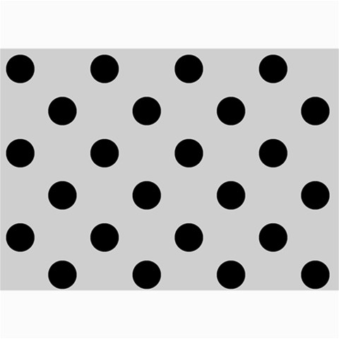 Polka Dots 7 x5  Photo Card - 1