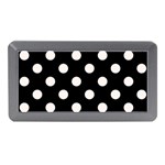 Polka Dots - Seashell on Black Memory Card Reader (Mini)