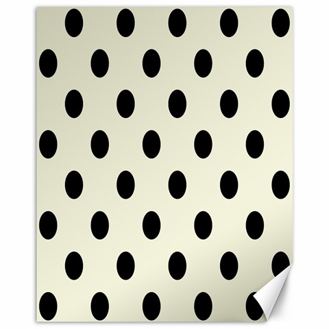 Polka Dots 10.95 x13.48  Canvas - 1