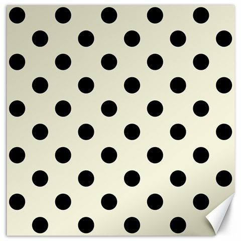 Polka Dots 11.4 x11.56  Canvas - 1