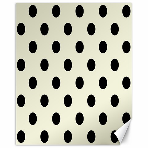 Polka Dots 15.75 x19.29  Canvas - 1