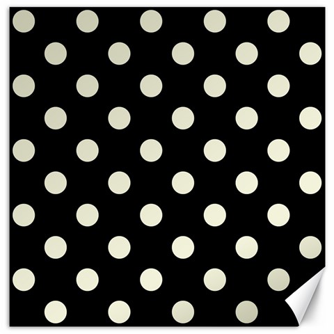 Polka Dots 11.4 x11.56  Canvas - 1