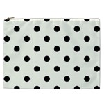 Polka Dots - Black on Ivory Cosmetic Bag (XXL)