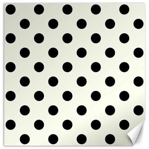 Polka Dots 11.4 x11.56  Canvas - 1