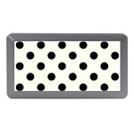 Polka Dots - Black on Ivory Memory Card Reader (Mini)