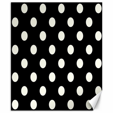 Polka Dots 8.15 x9.66  Canvas - 1