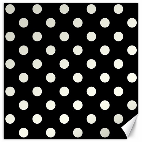 Polka Dots 15.2 x15.41  Canvas - 1