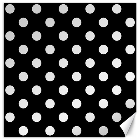 Polka Dots 11.4 x11.56  Canvas - 1