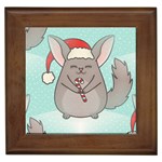 Christmas Chinchilla Framed Tile