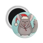 Christmas Chinchilla 2.25  Magnet