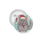 Christmas Chinchilla 1.75  Button