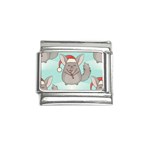 Christmas Chinchilla Italian Charm (9mm)