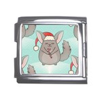 Christmas Chinchilla Mega Link Italian Charm (18mm)