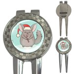 Christmas Chinchilla 3-in-1 Golf Divot