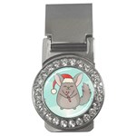 Christmas Chinchilla Money Clip (CZ)