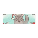 Christmas Chinchilla Sticker (Bumper)