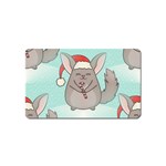 Christmas Chinchilla Magnet (Name Card)