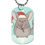 Christmas Chinchilla Dog Tag (One Side)