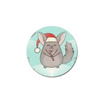 Christmas Chinchilla Golf Ball Marker