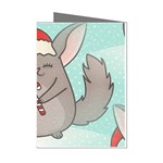 Christmas Chinchilla Mini Greeting Cards (Pkg of 8)