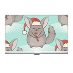 Christmas Chinchilla Business Card Holder