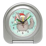 Christmas Chinchilla Travel Alarm Clock