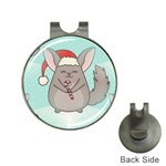 Christmas Chinchilla Golf Ball Marker Hat Clip