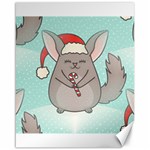 Christmas Chinchilla Canvas 16  x 20 