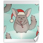 Christmas Chinchilla Canvas 20  x 24 