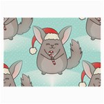 Christmas Chinchilla Large Glasses Cloth