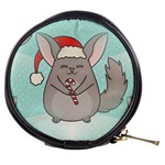 Christmas Chinchilla Mini Makeup Bag