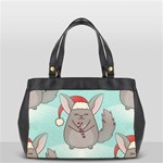 Christmas Chinchilla Oversize Office Handbag