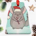 Christmas Chinchilla Ornament (Bell)