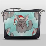 Christmas Chinchilla Messenger Bag