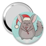 Christmas Chinchilla 3  Handbag Mirror