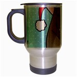 Christmas Chinchilla Travel Mug (Silver Gray)