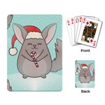 Christmas Chinchilla Playing Cards Single Design