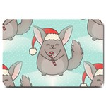 Christmas Chinchilla Large Doormat