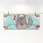 Christmas Chinchilla Hand Towel