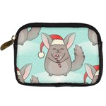 Christmas Chinchilla Digital Camera Leather Case