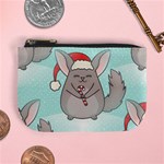 Christmas Chinchilla Mini Coin Purse