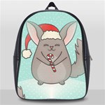 Christmas Chinchilla School Bag (Large)