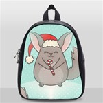 Christmas Chinchilla School Bag (Small)