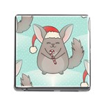 Christmas Chinchilla Memory Card Reader (Square)